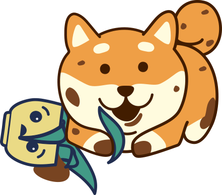 shiba inu in a gardening hat smirking, covered in dirt, and standing over a sad, knocked-over plant